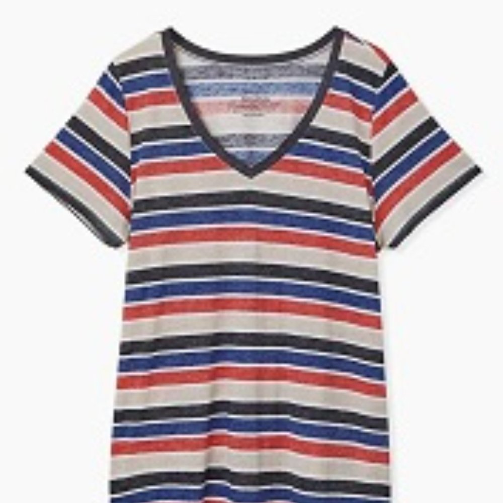 Torrid multi stripe tee shirt